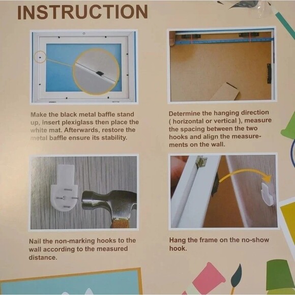 Shadow Box Wooden and Plexiglass New Black Hanging or Table Set up Weddi… - Picture 4 of 16